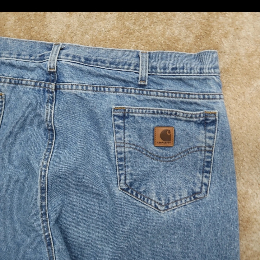 Men carhartt jeans traditional fit 42x32